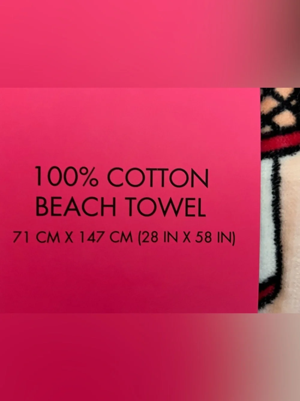 Betsey Johnson Ice Cream Beach Towel